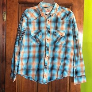 Wrangler Men’s Snap Western Shirt